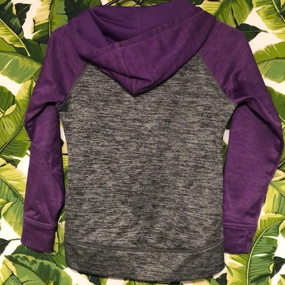 Head Girls Purple and Gray Hoodie Size Small
